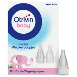 Clearance OtriCare Baby wegwerpdopjes bij Aspirator neusjesreiniger 10 stuks