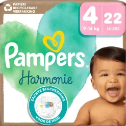 Sale Pampers Harmonie Luiers Maat 4 9-14 KG 22 Stuks