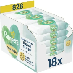 Best Pampers Harmonie New Baby Billendoekjes 18x46 Stuks