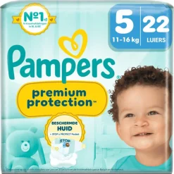 Best Pampers Premium Protection Luiers Maat 5 11-16 KG 22 Stuks