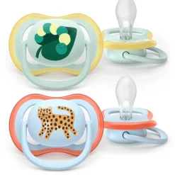 Clearance Philips Avent Fopspeen Ultra Air Day 0-6M Double Pack - SCF087/02