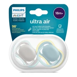 New Philips Avent Fopspeen Ultra Air Day 18M+ Double Pack - SCF349/50