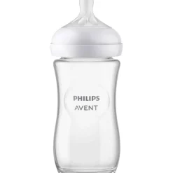Outlet Philips Avent Natural Response Babyfles Glas 240 ml SCY933/01