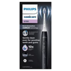 Hot Philips Sonicare Elektronische Tandenborstel 6100 Series Zwart HX7401/01