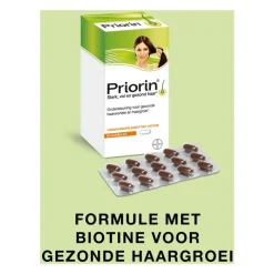 New Priorin 60 Capsules Met Biotine Voor Sterk En Vol Haar Van Binnenuit