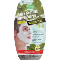 New Purederm Relax Soothing Men's Energy Mask Green Tea