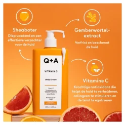 Outlet Q+A Vitamin C Body Cream 250 ML