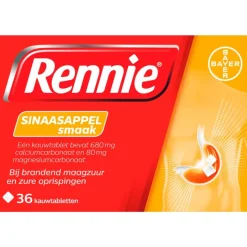 Online Rennie Sinaasappel Kauwtabletten Bij Brandend Maagzuur 36 stuks