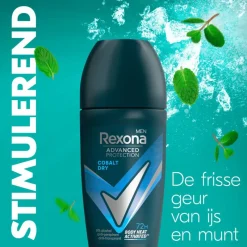 Outlet Rexona Men Advanced Protection Cobalt Dry Deodorant Roller 50 ML