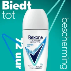 New Rexona Woman Advanced Protection Cotton Dry Deodorant Roller 50 ML