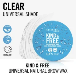 Discount Rimmel London Rimmel Kind & Free Universal Natural Brow Wax
