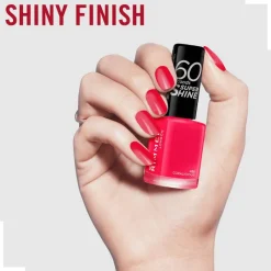New Rimmel London 60 Seconds Super Shine Nagellak 430 Coralicious 430 - Coralicious
