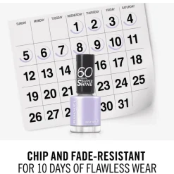 Hot Rimmel London 60 Seconds Supershine Nagellak - Paars - 153 Under The Palms