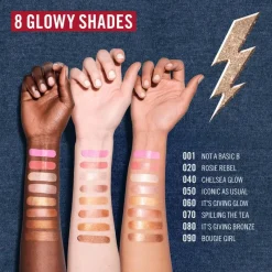 New Rimmel London Multi Tasker Turbocharged Glow Liquid Illuminator Bronzer - Brons - 007 Spilling the Tea