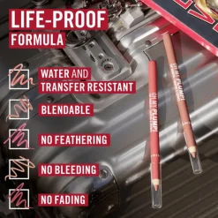 Outlet Rimmel London Oh My Plump! Lip Liner - Bruin - 110 Rich Cacao