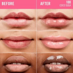 New Rimmel London Thrill Seeker Glassy Gloss Lipgloss 10 ML 100 Coco Suga