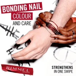 Hot Rimmel London Wonder'Bond Care+Color Nagellak - Bruin - 006 Chai Treat