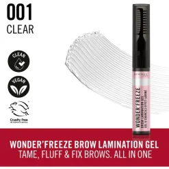 Hot Rimmel London Wonder'freeze Wenkbrauwgel 6 G 001 Clear