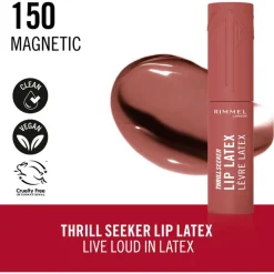 New Rimmel London Rimmel Thrill Seeker Lip Latex 150 Magnetic