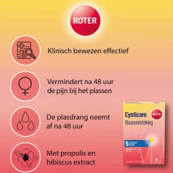 Hot Roter Cysticare 15 tabletten