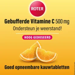 Online Roter gebufferde vit C 500mg 24st