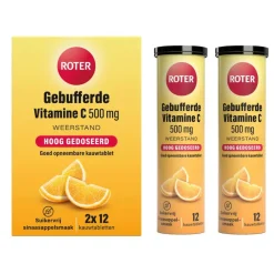 Online Roter gebufferde vit C 500mg 24st