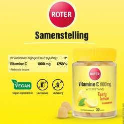 Outlet Roter 1000mg Vitamine C Gummy Tasty Lemon 30 stuks