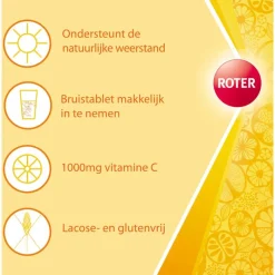Best Roter Vitamine C Bruis 1000 mg Citroen 40 bruistabletten