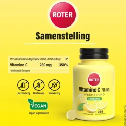 Clearance Roter Vitamine C Suikervrij 300 tabletten