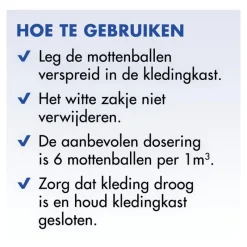 Discount Roxasect Mottenballen 20 stuks