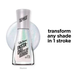 Best Sally Hansen Insta-Dri Top Coat - Multicolor - 129 Illusion