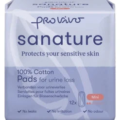 Clearance Sanature Pro Vivo 100% Katoenen Incontinentieverband Mini 12 stuks