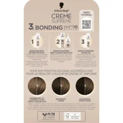 Outlet Schwarzkopf Creme Supreme Haarkleuring 6-0 Natuurlijk Lichtbruin