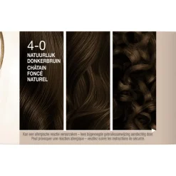 Sale Schwarzkopf Creme Supreme Haarkleuring 4-0 Natuurlijk Donkerbruin