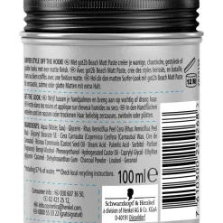 Clearance Schwarzkopf Got2b Beach Matt Paste 100 ML
