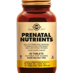New Solgar Prenatal Nutrients 60 tabletten