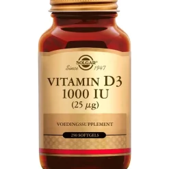 Outlet Solgar Vitamin D-3 1000 IU 25 mcg 250 softgels