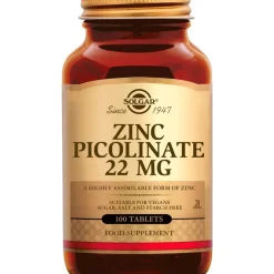 Discount Solgar Zinc Picolinate 22 mg 100 tabletten