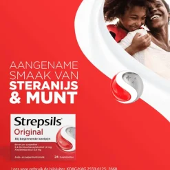 Hot Strepsils zuigtabletten normaal 24 stuks
