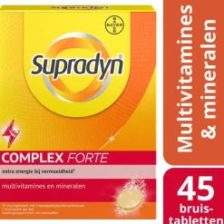 New Supradyn Complex Forte Multivitamine Voor Extra Energie 45 Bruistabletten