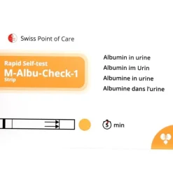 Hot Swiss Point of Care M-Albu-Check-1 Strip Zelftest