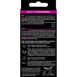 Clearance Syoss Browtint Wenkbrauw-wimper verf Donkerbruin