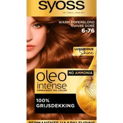 Clearance Syoss Oleo Intense 6-76 Warm Koperblond/Cuivre Doré