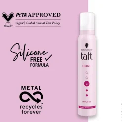 Clearance Taft Styling Curl Haarmousse 200 ML
