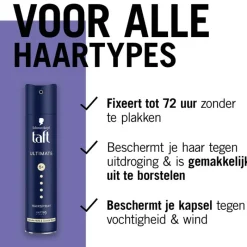 Hot Taft Styling Ultimate Haarspray 250 ML