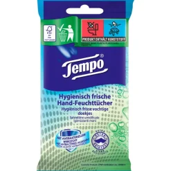 Hot Tempo Fresh To Go Protect Vochtige Doekjes 10 stuks