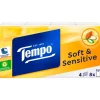Best Tempo Plus Sensitive Skin 4-Laags Zakdoekjes 8 pakjes