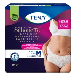 Discount Tena Silhouette Plus Wit Wegwerp Broekjes Low Waist M