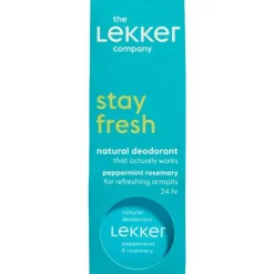 Online The Lekker Company Pepermunt & Rozemarijn Deodorant Crème 30 Gram