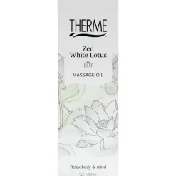 New Therme Zen White Lotus Massage Oil 125 ML